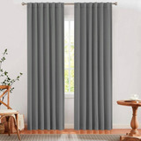 Juego De Cortinas Blackout Lisa Presillas Ocultas 140x220 