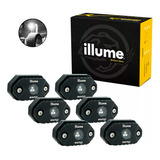 Faro Auxiliar 6 Módulos Illume Rock Light Kit Luz Led Blanco