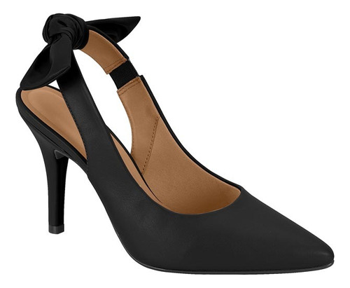 Scarpin Sapato Vizzano Feminino Elastico Com Laco 1184.1177