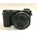  Sony Alpha A6000 Con Lente 16-50mm 