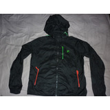 E Campera Dama Rompeviento Fila Talle S Negra Art 30671