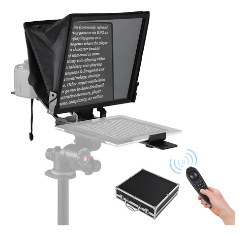 Teleprompter Electrónico Dslr Case Thread Tablet/live