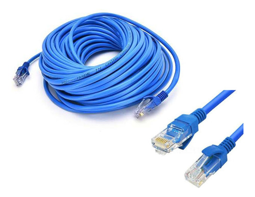 Cable Ethernet De Red Internet X 20 Metros Wifi Router Pc