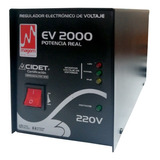 Regulador De Voltaje Bifasico 220v 2000 Watts Reales 2000va