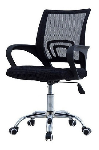 Sillon Ejecutivo Respaldo Bajo Silla Escritorio Pc Mesh