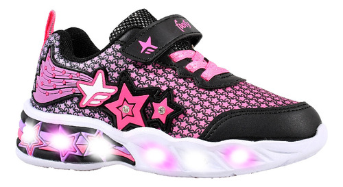 Zapatilla New Shine Stars Con Luz Al Pisar  Footy Oficial