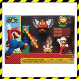 Set Diorama Castillo Lava - Mario Bros