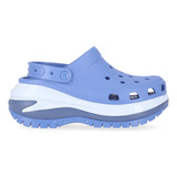 Zuecos Crocs Classic Mega Crush Clog Plataforma En Azul | Mo