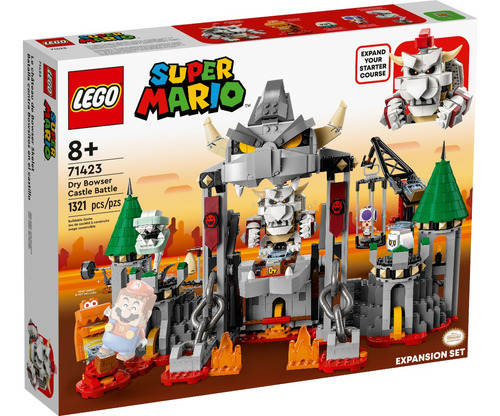 Lego Mario Expansão 71423 Batalha Castelo Bowsosso Bowser - Quantidade De Peças 1321