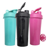 Vaso Shaker Pulver Mezclador 600ml Hermetico Batidos Fit P