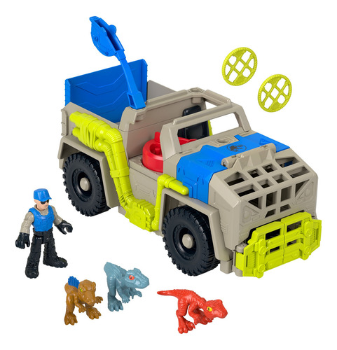 Imaginext Vehículo De Juguete Rastreadora De Dinosaurios Color Multicolor