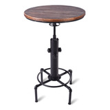 Fubiruo Mesa De Bistro Alta Industrial De 32.3 A 36.2 Pulgad