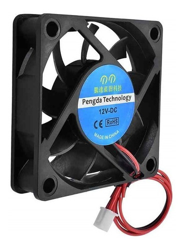 Cooler 60x60x15mm 12v Cable 25cm Fan Ventilador Forzador