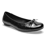 Flats Mujer Flexi 21222 Negro Charol 120-492