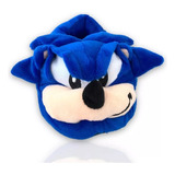 Pantuflas De Peluche Sonic El Erizo Azul 21-29 Adulto