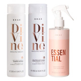 Braé Kit Divine - Shampoo, Condicionador E Essential