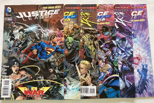 Comic Dc: Justice League (liga De La Justicia) - Trinity War. 6 Tomos Historia Completa. Direct Edition