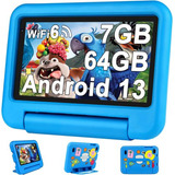 Oangcc Tableta Para Niños 7 Pulgadas Fhd Android 13 Tablet P