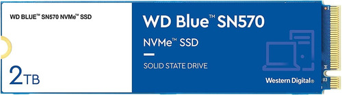 Disco Ssd M.2 Wd Sn570 2 Tb Nvme 3500 Mb/s Pcie 3.0 Western