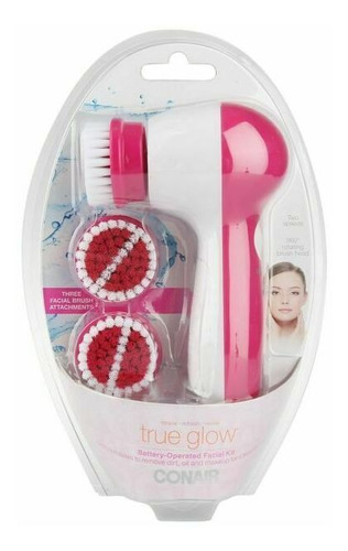Conair Cepillo Facial Limpiador De Impurezas True Glow Rosa