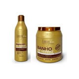 Forever Liss Shampoo Banho De Verniz 500ml+ Mascara Banho 1k