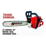 Motosierra Gr  Shimaha Tb4500 Motor 45cc   Gr Ventas