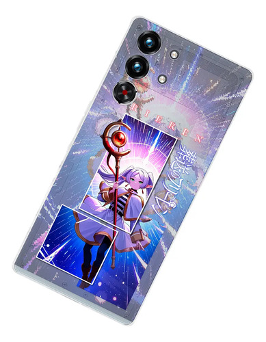 Funda Para Redmagic Soso No Frieren Baculo Magico Transluicido Case Anime