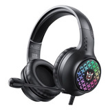 Audífono Gamer X7 Onikuma Color Negro Color De La Luz Rgb