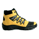 Bota Coturno Tenis Preto Adventure Motoqueiro Costurada Leve