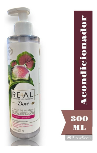 Acondicionador Dove Real Poder Plantas Nutricion X 300ml