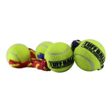 Juguete Perros Tug Max Cuerda De 9 Pulgadas Y Pelotas D...