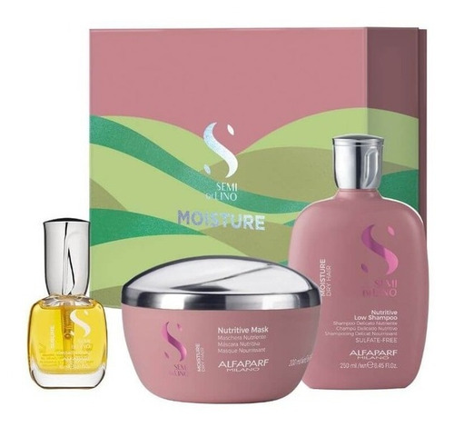 Kit Holiday Moisture - Alfaparf - Semi Di Lino 