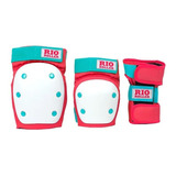 Set De Protecciones Rio Tripack Red Mint Skate Patines