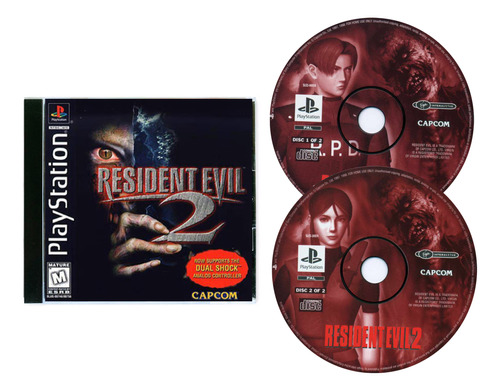 Juego Para Playstation 1 - Resident Evil 2 Psx - 2 Discos