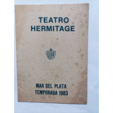 Programa Teatro Hermitage 1983 - Susana Giménez