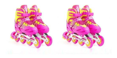 2kit Patines Para Niños+protecciones +mochila De Regalo