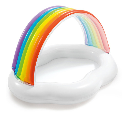 Piscina Inflable Rainbow Cloud Al Aire Libre Para Bebés