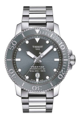 Reloj Hombre Tissot Seastar 1000 Automatic Acero | Gris