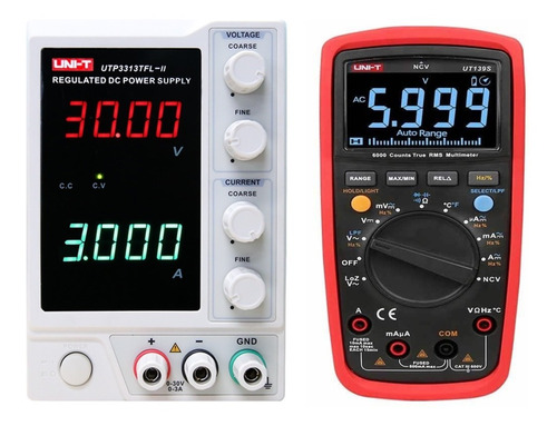 Combo Uni-t Fuente Utp3313tfl-ii + Multímetro Ut139s Electro