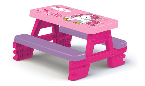 Mesa De Picnic Unicornios Para Niños Dolu