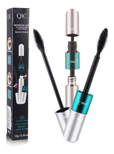 Rimel Mascara 4d Dos Pasos Alargadora Extra Volumen 2 En 1