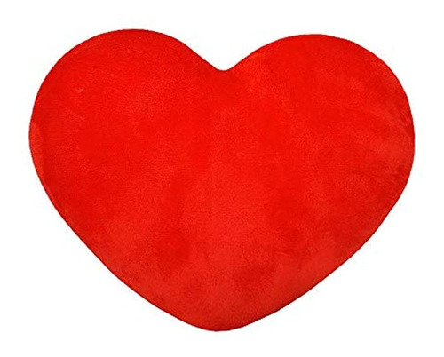 Cojines Cojín Con Forma De Corazón, Color Rojo