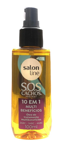 Óleo De Tratamento 10 Em 1 Sos Cachos 100ml - Salon Line