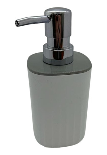 Dispenser Jabón Liquido Plástico Blanco Cromado