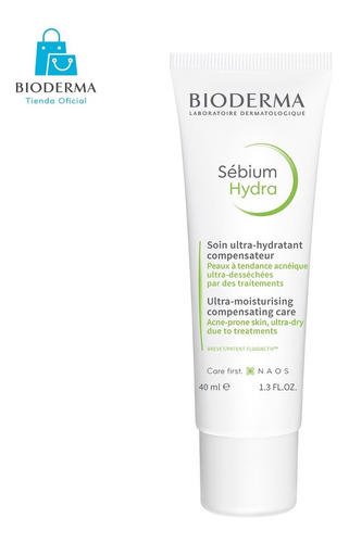 Bioderma Sébium Hydra, Suaviza E Hidrata Profundamente, 40ml Tipo De Piel Mixta