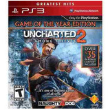 Uncharted 2 Among Thieves Ps 3 Mídia Física Lacrado