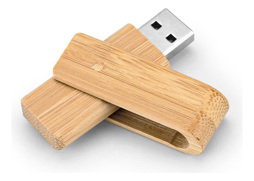 Pen Drive Em Bambu