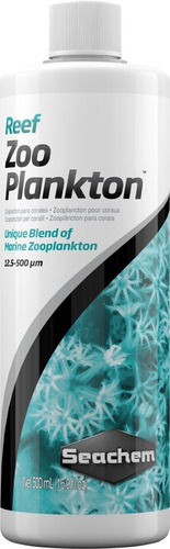 Reef Zooplankton 500ml Acuario Marino Alimento Corales Peces