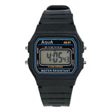 Relógio Retro Digital De Pulso Marca Aqua Aq 81 Barato 