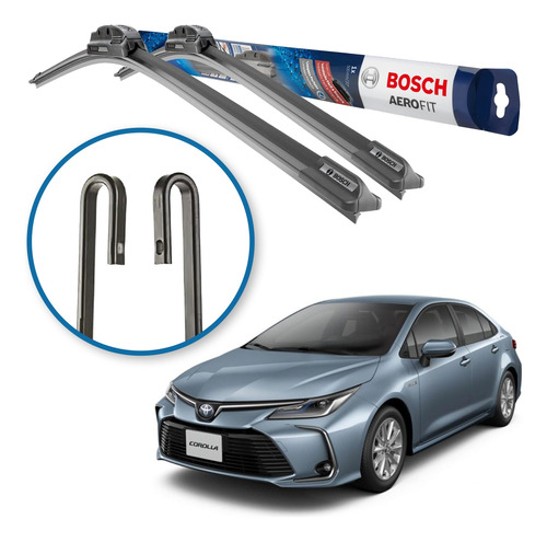 Palheta Limpador De Parabrisa Original Bosch Aerofit Toyota 